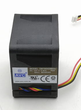原装 AVC DBTB0428B2U P007 12V 0.48A 4CM 4028 服务器 散热风扇