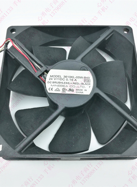 原装 NMB 3610KL-05W-B49 24V 0.16A 9025 9CM 变频器 散热风扇