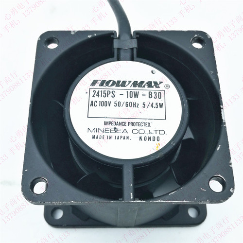 原装 日本 2415PS-10W-B30 AC100V 5/4.5W 6038 铝框 交流风扇