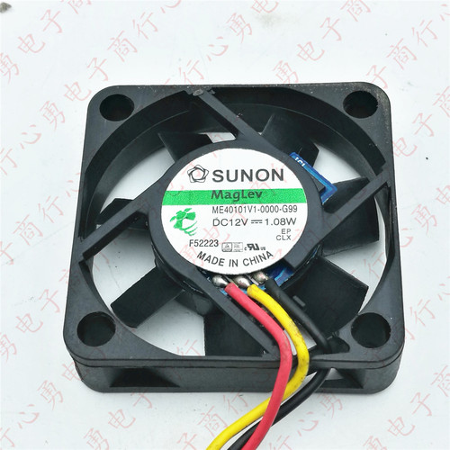 原装 SUNON ME40101V1-0000-G99 12V 1.08W 4CM 4010 静音风扇