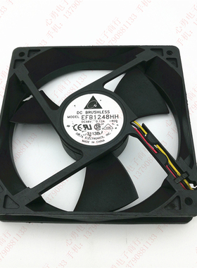 原装  EFB1248HH 48V 0.12A  12025 12CM 机箱交换机散热风扇