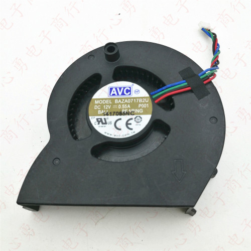 原装 AVC BAZA0717B2U 12V 0.55A P001 4线PWM 一体机散热CPU风扇