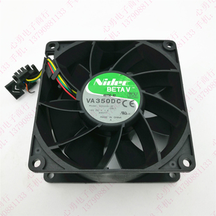 12V 4线PWM Nidec 服务器散热风扇 9CM V35208 9038 原装 1.1A