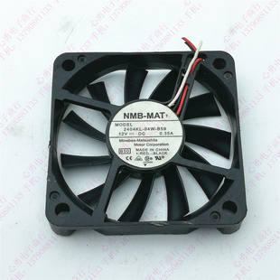 12V 电源散热风扇 MAT7 6CM 6010 0.35A B59 04W 2404KL NMB 原装