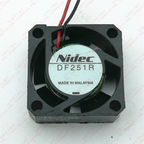 原装 Nidec DF251R 12V 2.5CM 2510 硬盘 路由器静音微型散热风扇