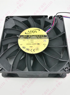 原装台湾ADDA AS12048HB389B00 12038 48V 1.15A 暴力4线散热风扇