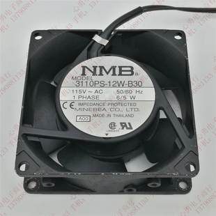 AC115V 金属框散热风扇 MAT 8025 B30 12W 3110PS NMB 原装