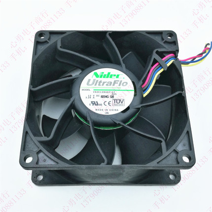 NIDEC V92E12BUA7-07 9038 12V 3.24A 9CM PWM温控服务器暴力风扇