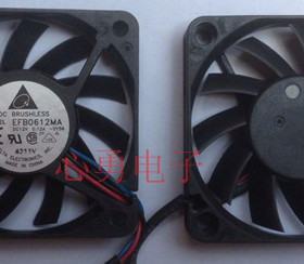 原装Delta/台达散热风扇 EFB0612MA/HA 12V 0.12A 0.18A 6010