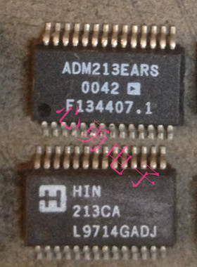 IC原装正品ANALOG DEVCES ADM213EARS、HIN213、SP213  SSOP28
