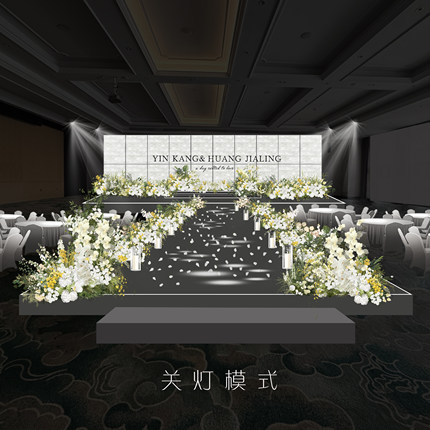 2025韩式小清新高端杜邦纸酒店婚礼PSD设计稿素材