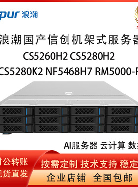 浪潮国产信创海光服务器CS5260/80H2 H3 K2 F3/NF5468H7/RM5000-F