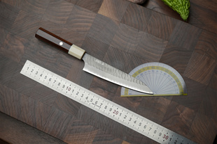 日本青森县 二唐刃物 sg2粉末钢150刃长多功能小刀沙铁仿象牙手柄