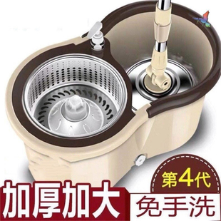 餐厅 饭店拖布专用 商用拖把桶单桶旋转拖把通用家用洗加厚大桶自
