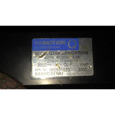 首单优惠-Q1AA06040DXP00M 二手三洋电机400W 现货 专业销售维修