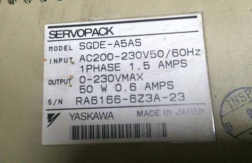 190-SGDE-A5AS 二手安川驱动器