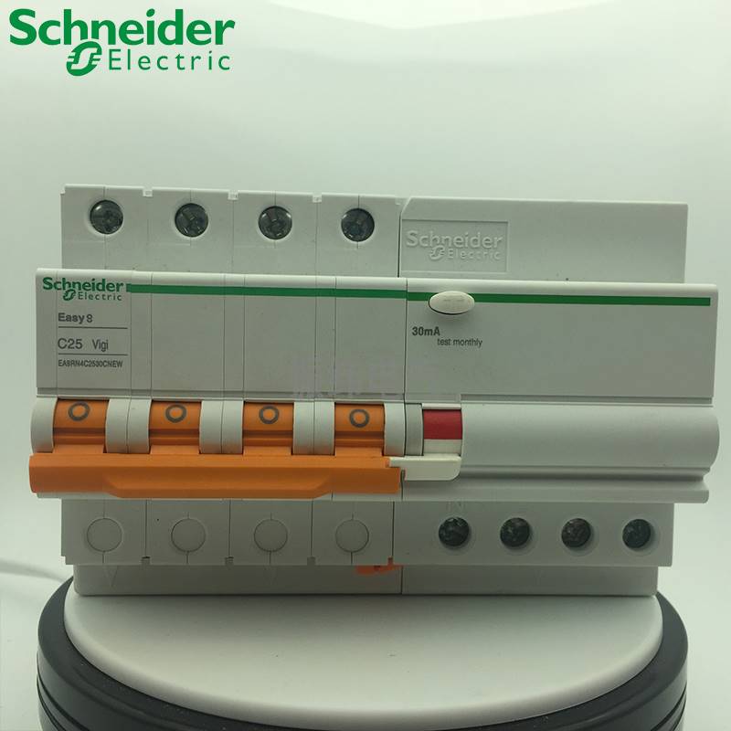 10-原装正品施耐德漏电保护断路器EA9RN4C2530CNEW 4P C25A/30mA/