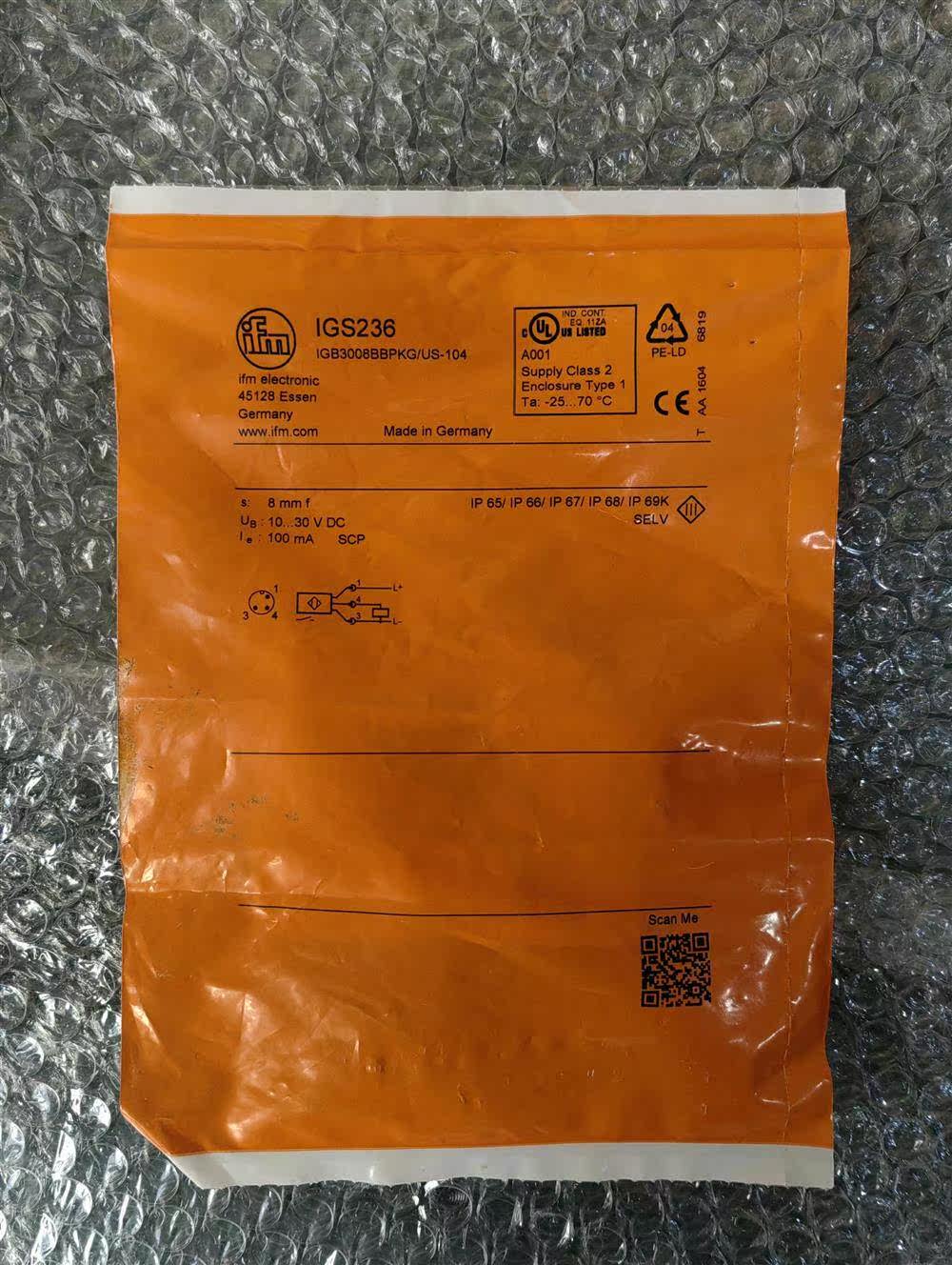 188-全新原装 IFM易福门 IGS236 图片实拍 现货