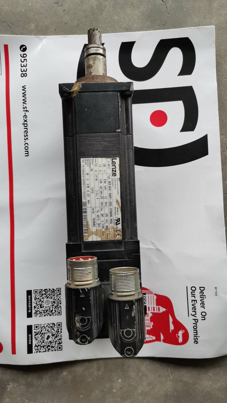 163-实物伦茨伺服电机法兰有损伤MCS 06I41-RS0P1-Z0C0-ST5S00N-R