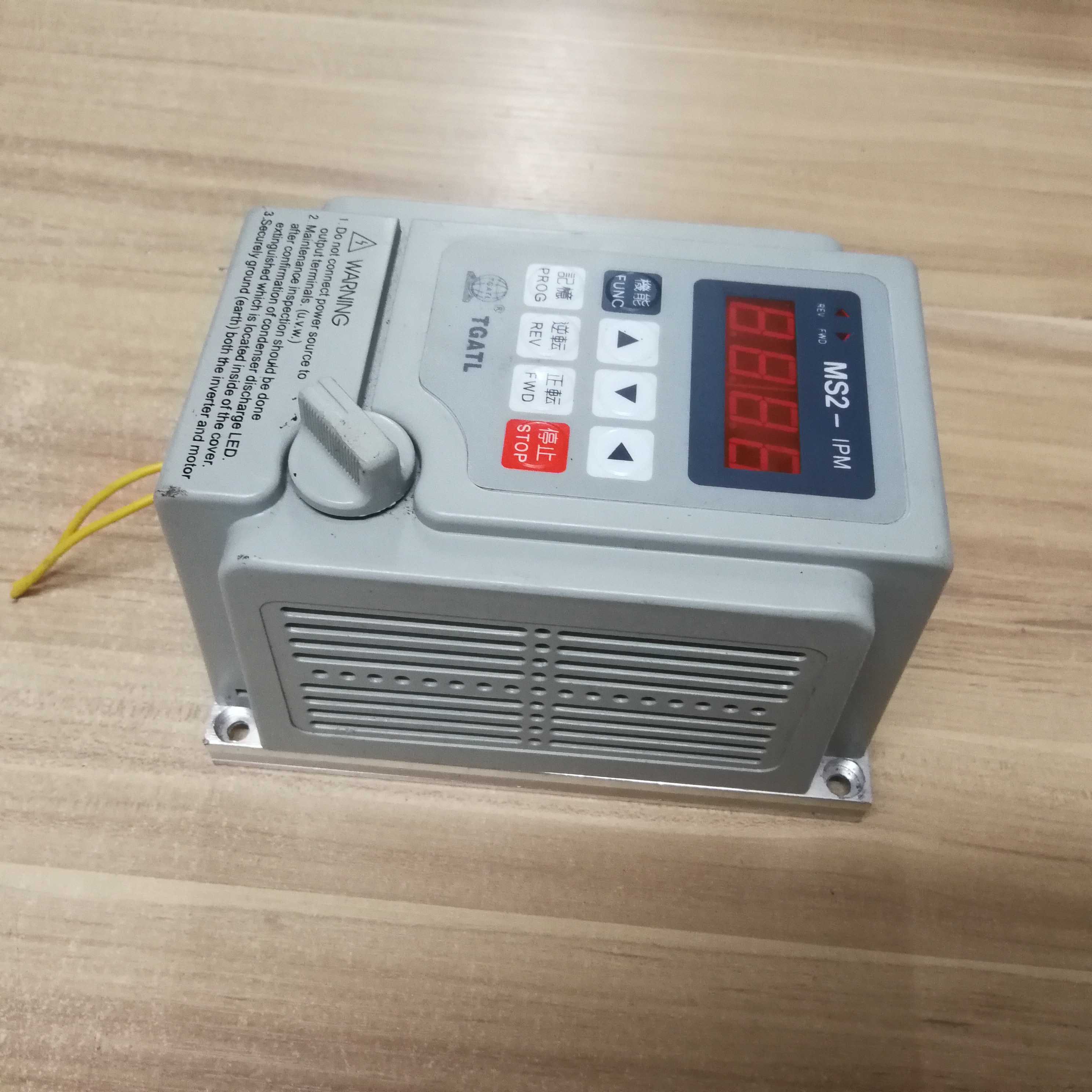 166-国产变频器 AS2-107 MS2-IPM 二手变频器 220V 0.75KW 750W