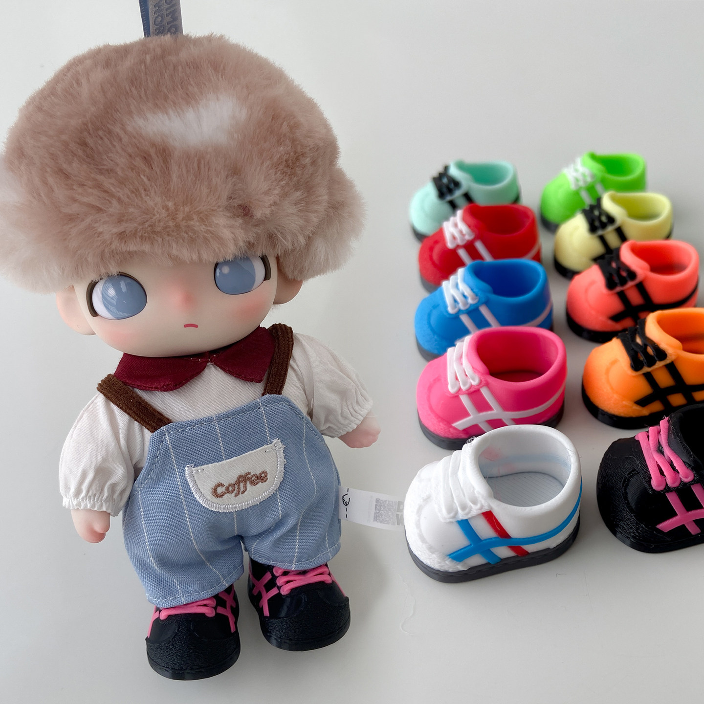 心动特调DIMOO奇奇蒂蒂新生日记挂件搪胶娃娃专属订制娃鞋阿甘鞋,模玩/动漫/周边/娃圈三坑/桌游,潮玩娃衣,淘宝优惠券,粉丝福利购,淘宝优惠卷