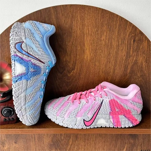 球鞋定制 Nike Ja 3 莫兰特三代樱绯沧浪鸳鸯减震男女低帮篮球鞋