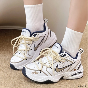 Air Nike Monarch 二次元 球鞋 奶茶熊手绘涂鸦低帮男女老爹鞋 定制