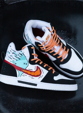 NikeCourtBorough球鞋定制中帮
