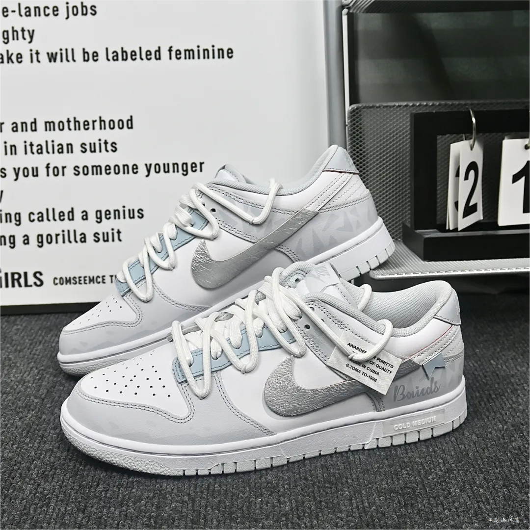 NikeDunkLow球鞋定制解构低帮