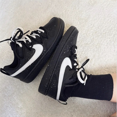 Nike球鞋定制黑武士休闲低帮板鞋