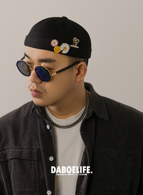 DABOE日系小雏菊男GD权志龙同款地主帽寸头街头雅痞瓜皮女帽