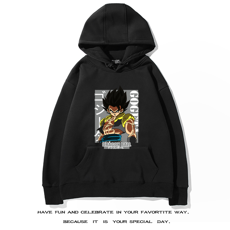 超火日系外套男装连帽套头七龙珠合体战士卡通悟吉塔卫衣联名衣服