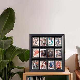 评级卡PSA球星卡装裱框收纳盒盲盒展示架收藏相框卡砖展示框