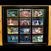 15亚克力水晶卡砖收纳相框球星卡装 裱框柯南航海王动漫收藏框