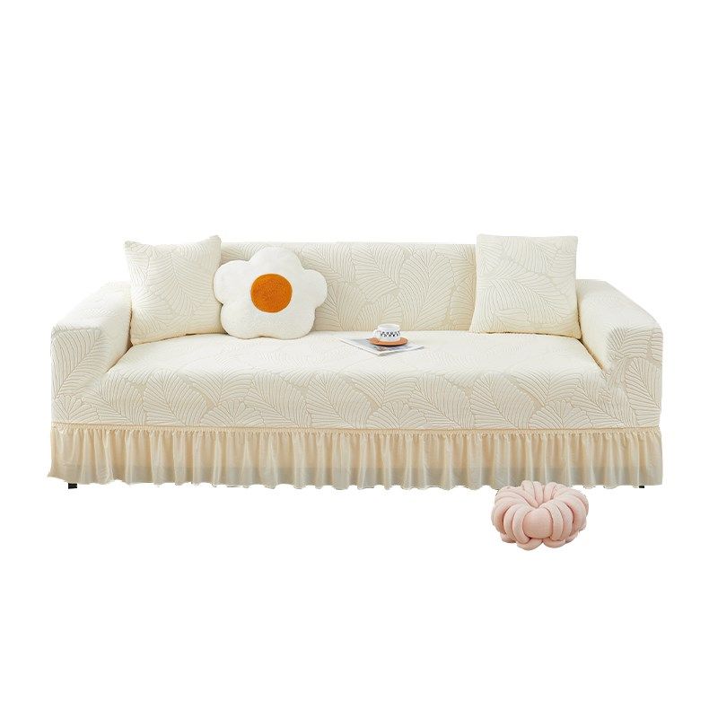 2024新款奶油风沙发套全包万能套四季通K用裙边沙发套罩防猫抓盖,居家布艺,沙发套,淘宝优惠券,粉丝福利购,淘宝优惠卷
