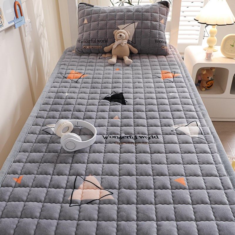 牛奶绒毛毯冬季单人铺床珊瑚法兰绒毯子学生宿舍加厚盖Y毯床单床,床上用品,休闲毯/毛毯/绒毯,淘宝优惠券,粉丝福利购,淘宝优惠卷