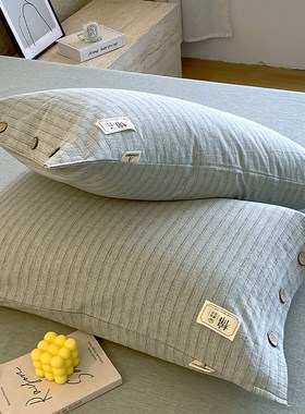 A类全棉枕c套一对装家用48cmx74cm儿童纯棉枕头套单个只枕芯套202