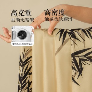 餐桌布圆形茶几布轻奢高级C感布艺家用氛围感桌面台布折几 新中式