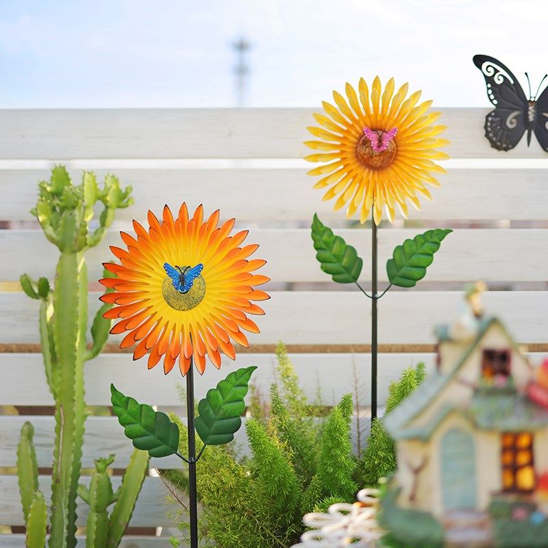 花园铁艺风车户外庭院装饰摆件露台创意网红小院子阳Z台布置造景,家居饰品,户外/庭院摆件,淘宝优惠券,粉丝福利购,淘宝优惠卷