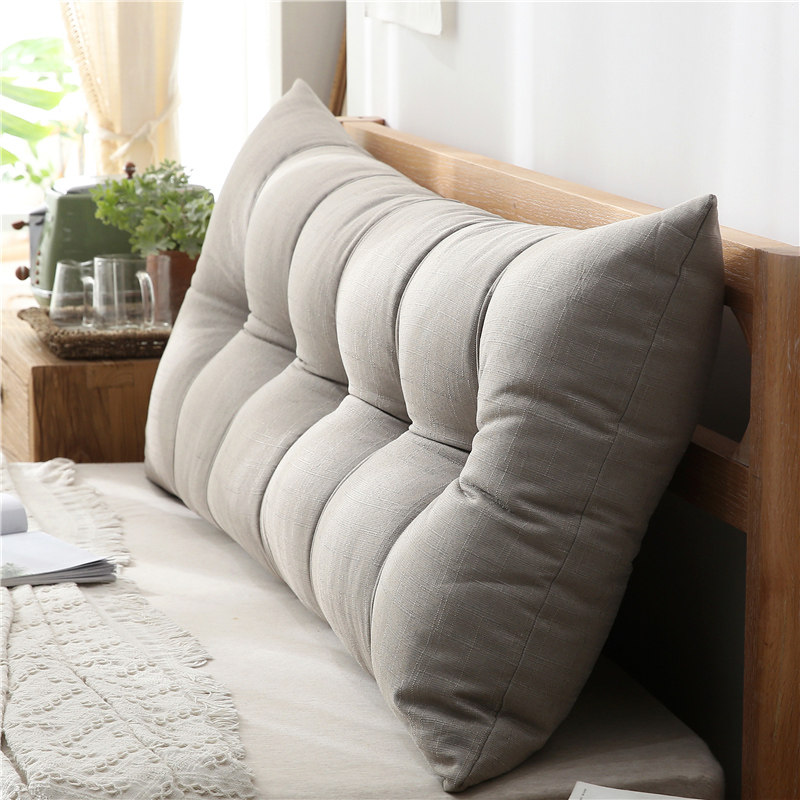 日式亚麻双人靠枕头布艺床I头靠垫卧室靠背软包,居家布艺,靠垫/抱枕,淘宝优惠券,粉丝福利购,淘宝优惠卷