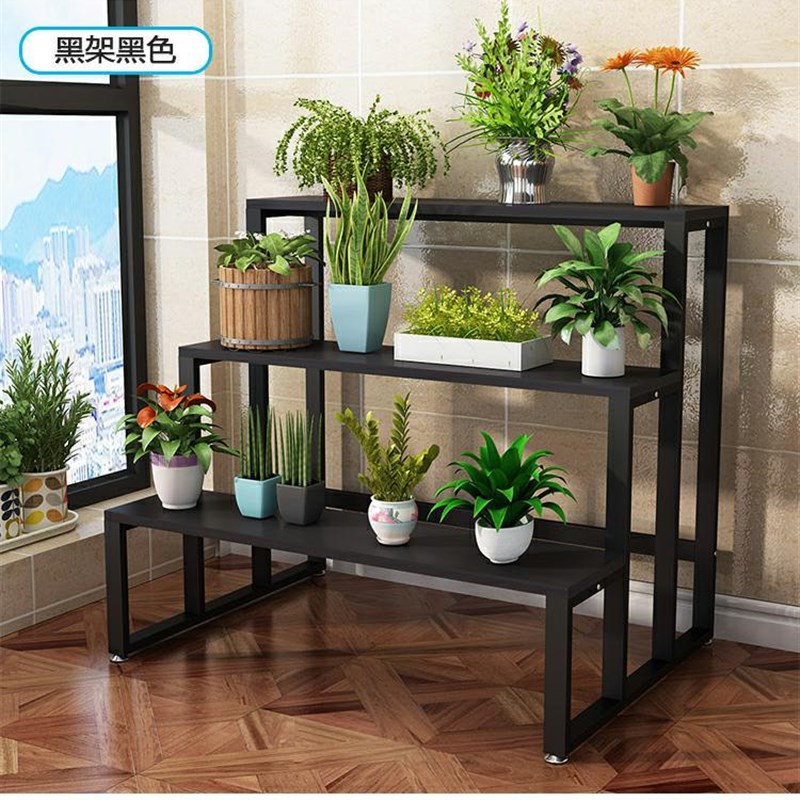 中岛柜三层流水台产品高低t展示架花架货架鞋架超市货柜双面置物