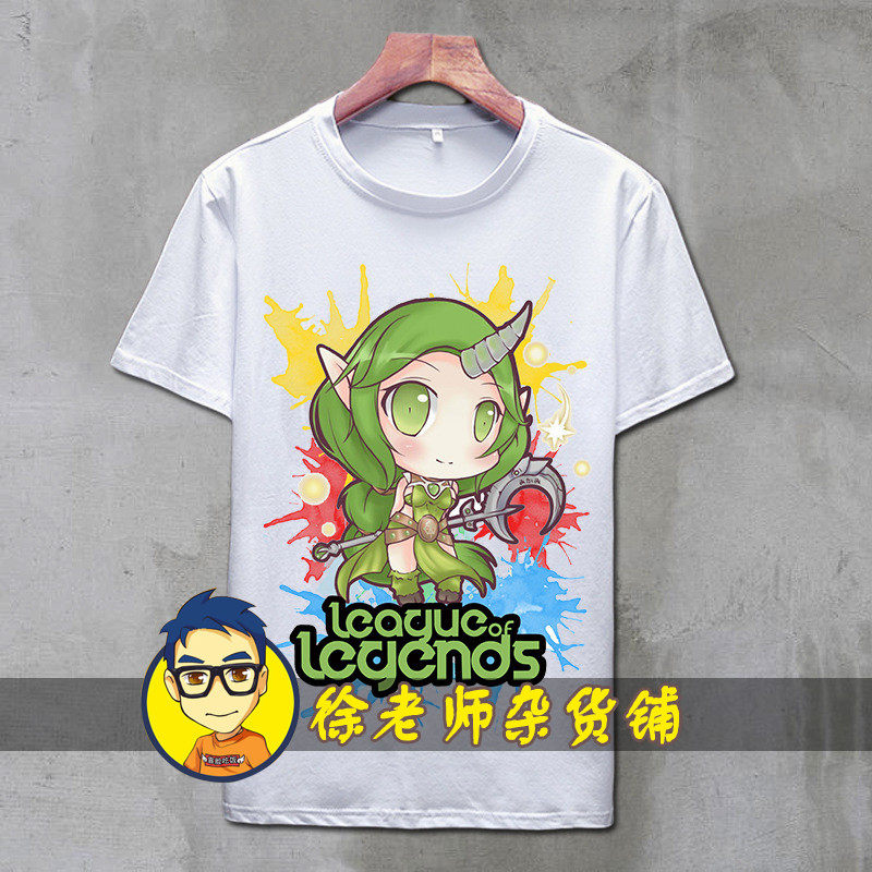 徐老師老徐雜貨鋪青年男裝衣服奶媽索拉卡學生Q版短袖t恤男lol潮在類目 男裝, T恤中 - 來自Buy2taobao.com提供專業的淘寶代購服務