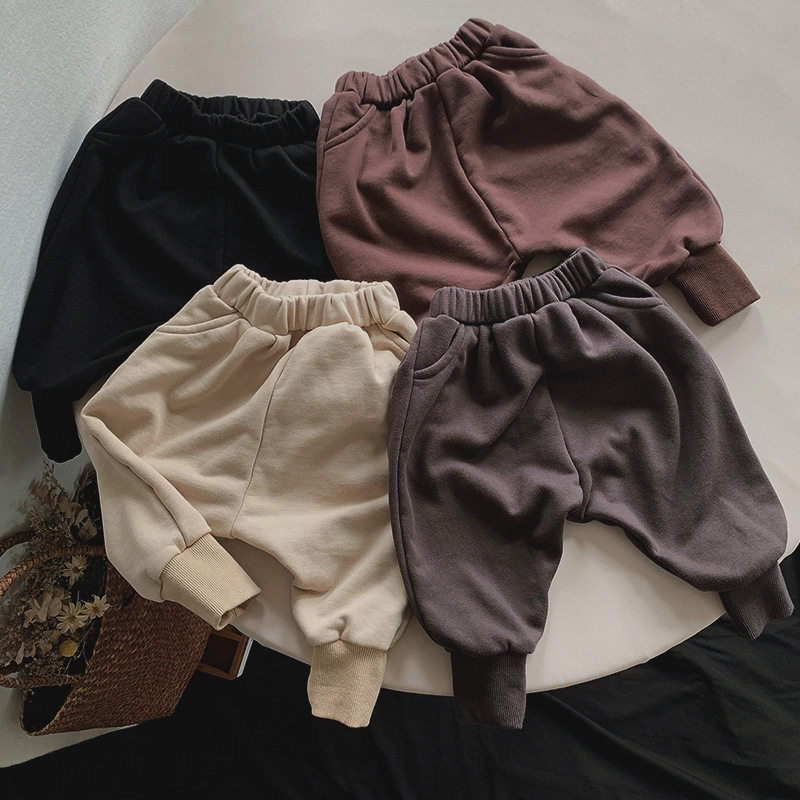 儿童飞鼠裤2026春秋新男女小童宝宝宽松休闲阔腿裤棉质毛圈哈伦裤,童装/婴儿装/亲子装,裤子,淘宝优惠券,粉丝福利购,淘宝优惠卷