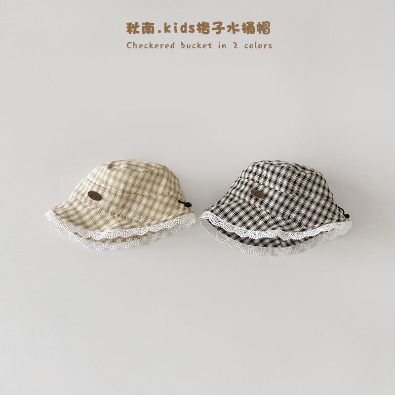 宝宝帽子春秋天新款可爱时尚格子水桶帽婴幼儿遮阳盆帽儿童渔夫帽,童装/婴儿装/亲子装,帽子,淘宝优惠券,粉丝福利购,淘宝优惠卷