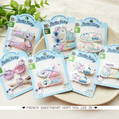 可爱卡通凯蒂猫女童发夹