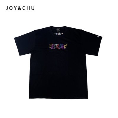 joychu原创设计张泽质感刺绣t恤