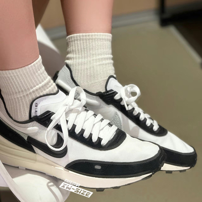 Nike休闲男子系带黑白熊猫百搭