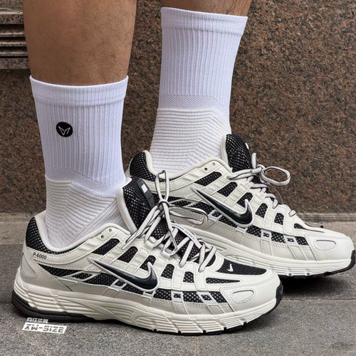 向往体育Nike/耐克P-6000新款男子复古黑白休闲老爹鞋IO8711-101