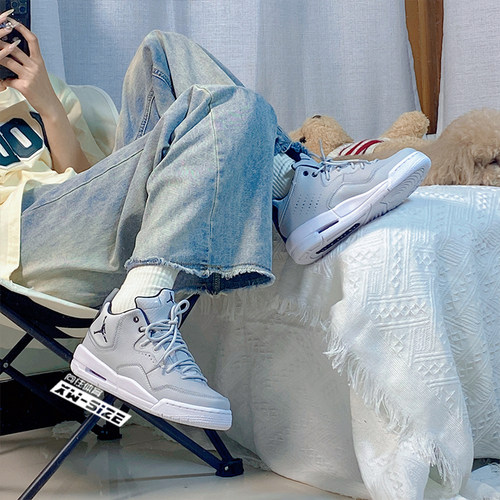 AJ23男女中帮复古气垫球鞋