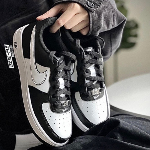 向往体育Nike/耐克Air Force1男子黑白熊猫空军一号板鞋DV0788